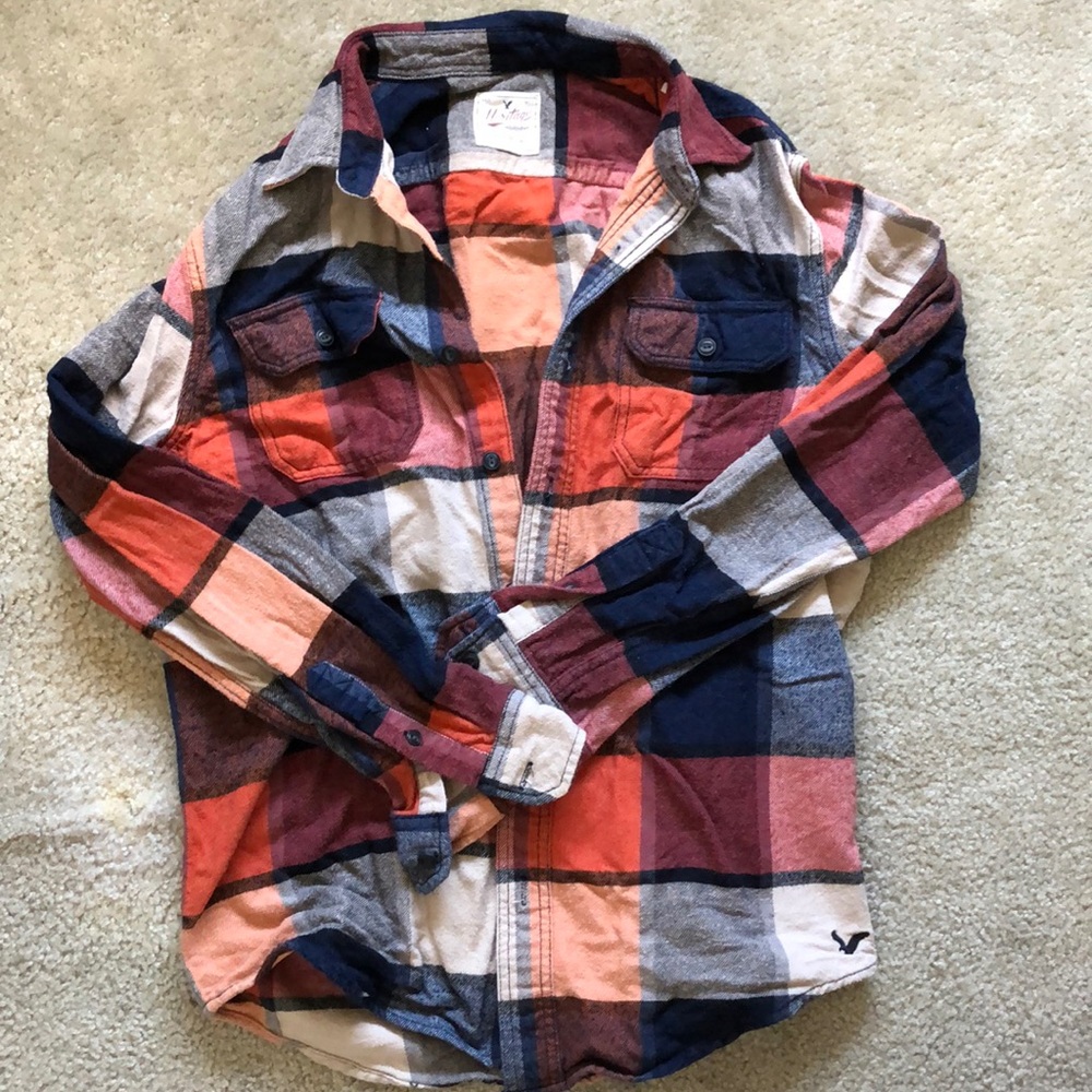 American Eagle long sleeve flannel shirt